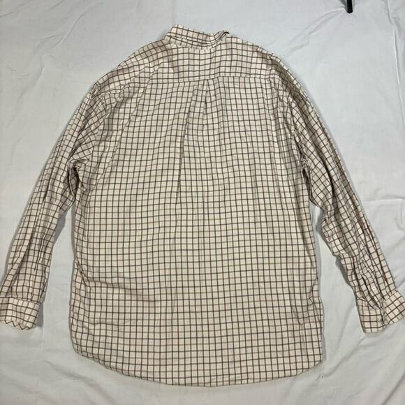 Stetson Western Button Down Shirt Men's XXL Brown Striped Vintage Cowboy Rancher - Picture 8 of 8